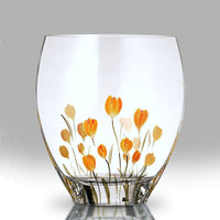 35% off - Nobile Crocus Saffron Curved Vase - 21cm