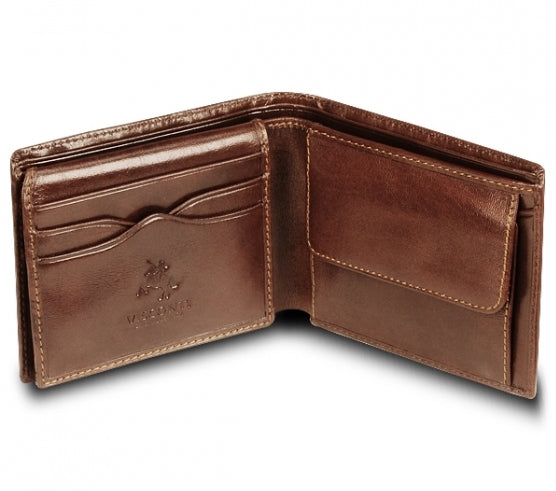 Visconti Monza MZ4 Lazio Italian Brown RFID Leather Wallet