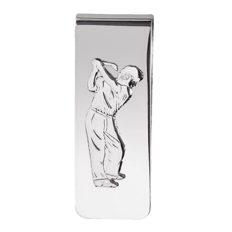 Money Clip Golf 925 Solid Silver 7795