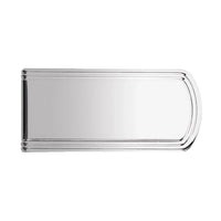 Money Clip Silver Plated with Boarder Line 9361