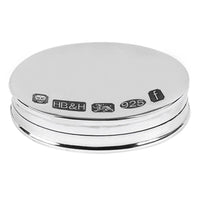 Pill Box Oval 925 Feature Hallmark Solid Silver 8506