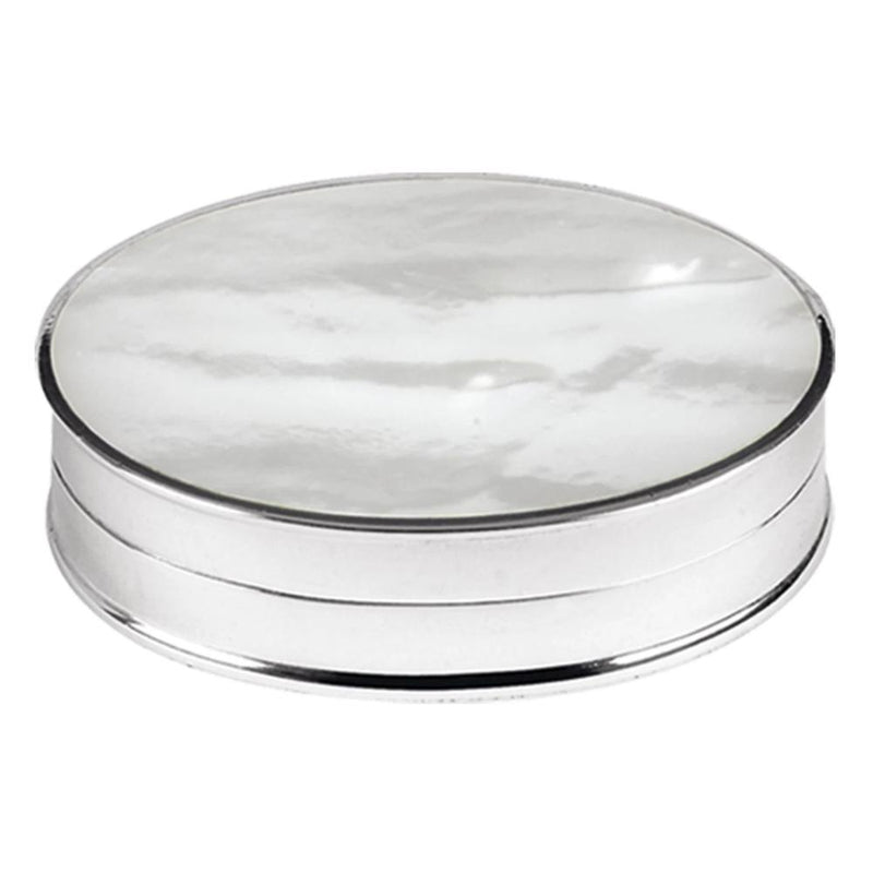 Pill Box Mother of Pearl 925 Solid Silver 8832