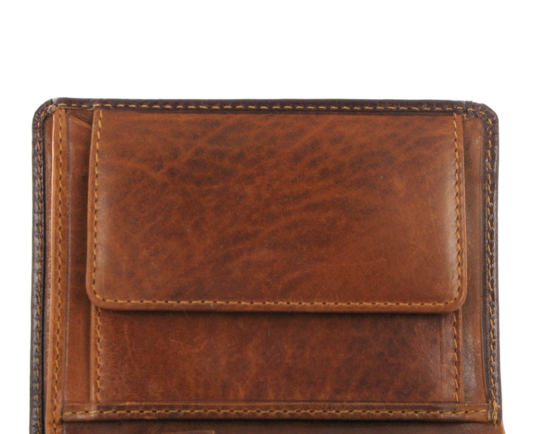 Visconti Torino TR34 Waldorf Brown & Tan Leather Wallet