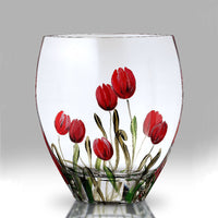 Nobile Tulip Curved Vase - 21cm
