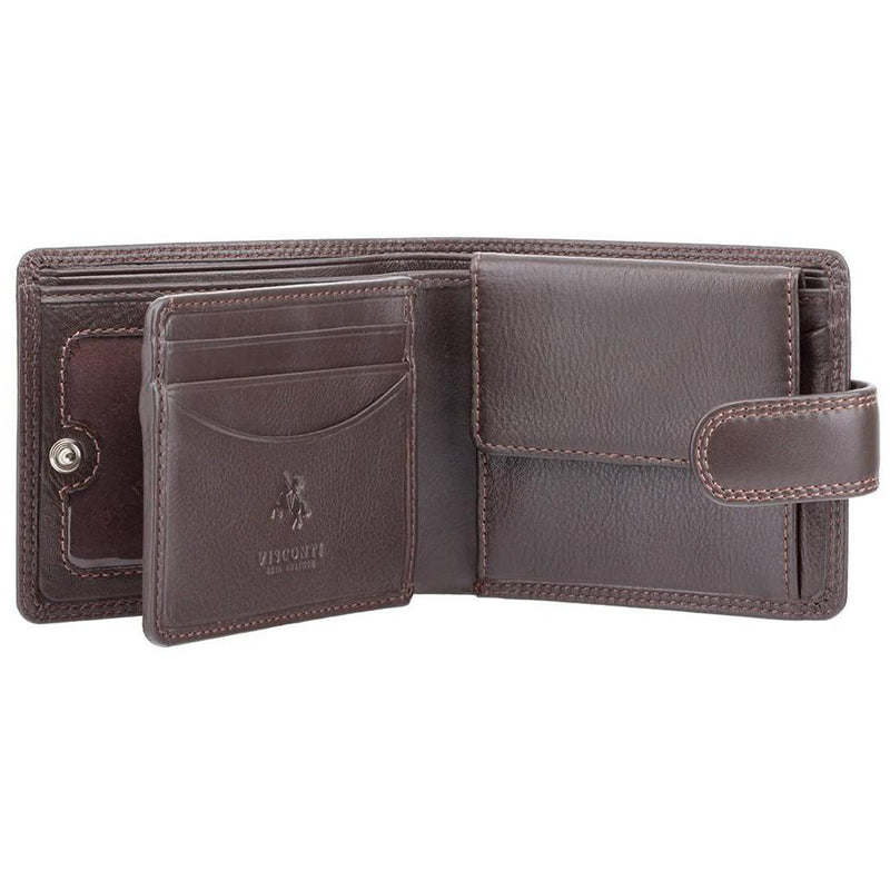 Visconti Heritage HT10 Knightsbridge Soft Brown Leather Wallet