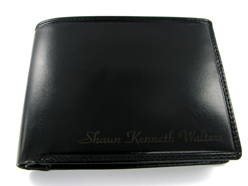 Visconti Monza MZ4 Lazio Italian Black RFID Leather Wallet