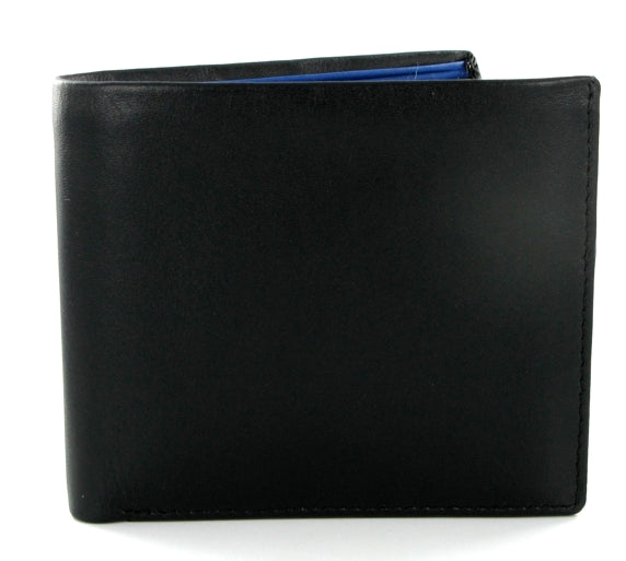 Visconti Parma PM101 Pablo Black'n'Blue Soft Leather Wallet