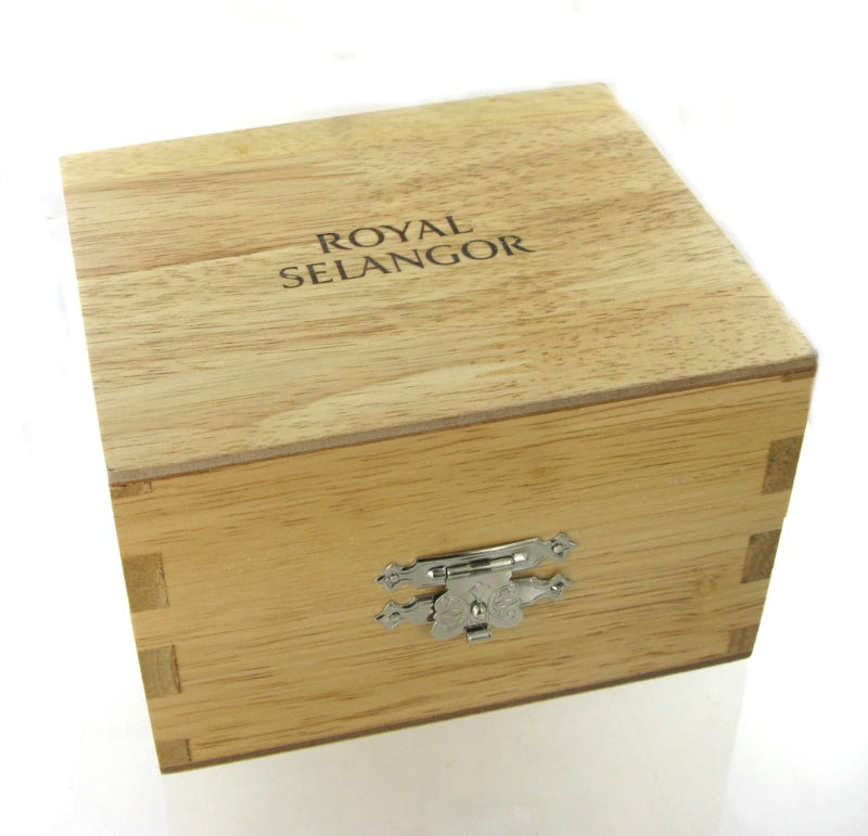 Royal Selangor Coin Box with Wooden Case OE0634