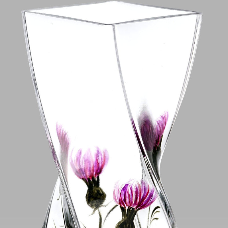 Nobile Thistle Twist Vase - 20cm