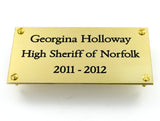 Signs & Memorial Plates