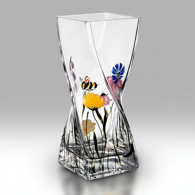 Bees and Ladybird Twist Vase
