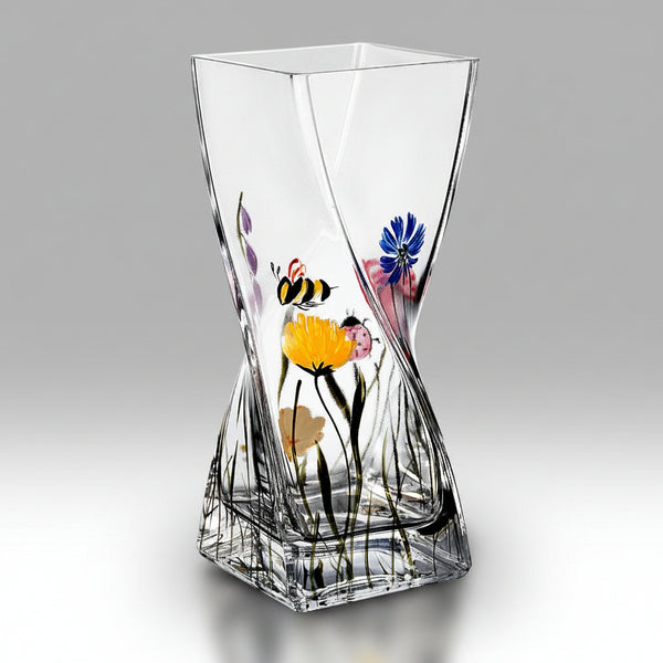Nobile Bees & Ladybird 20cm Twist Vase