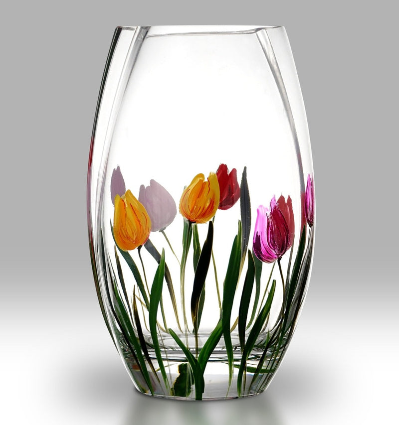 Nobile Rainbow Tulip Roundish Vase - 20cm