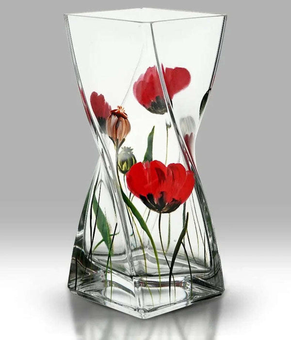 Nobile Wild Poppy Twist Vase - Large 25cm