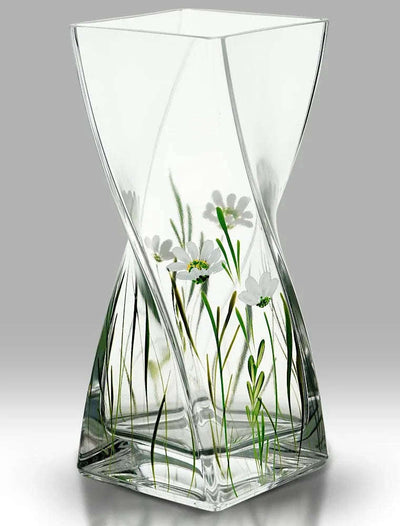 Nobile Daisy Pastures Twist Vase - Large 25cm - Engraveitnow Ltd