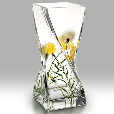 Nobile Dandelion Twist Vase - Large 25cm Engraveitnow Ltd