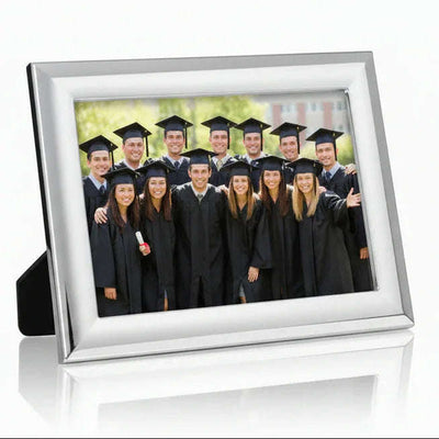 Solid Silver Photo Frame Wide Edge 9" x 7" Landscape 6631EX3 Engraveitnow Ltd