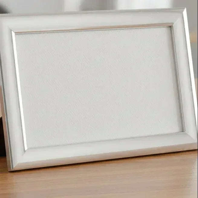 Solid Silver Photo Frame Wide Edge 5" x 3" Landscape 6631L - Engraveitnow Ltd