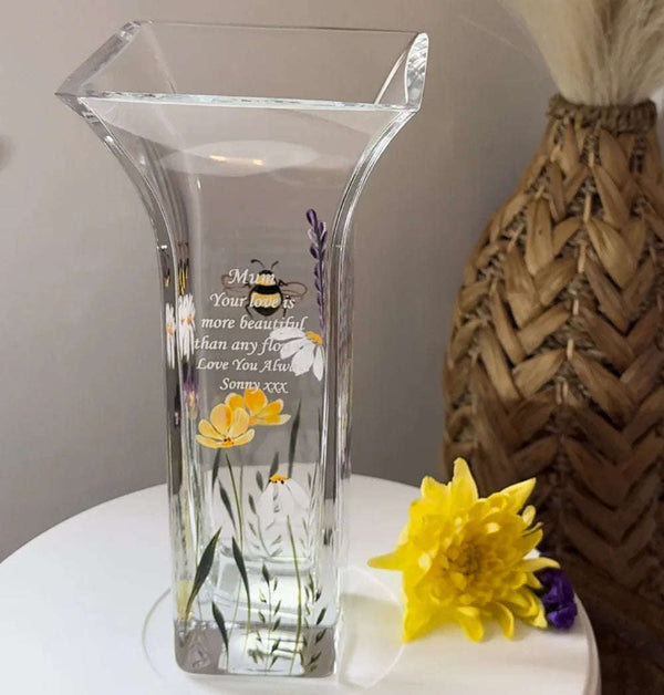 Nobile  Bees & Blooms Flared Vase - 22.5cm