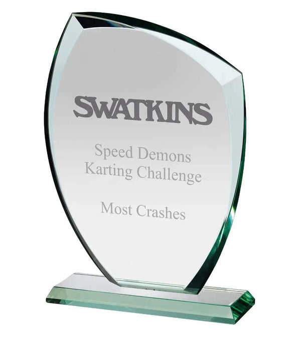 Swatkins Jade Glass Award HC015C 10.25"