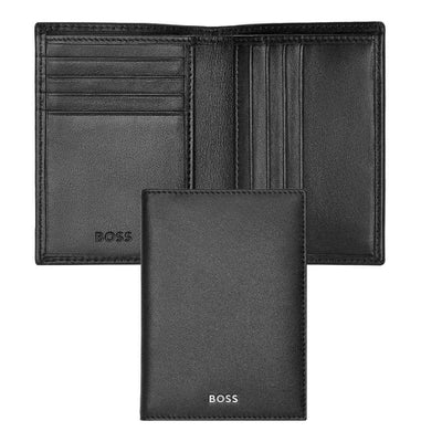 Hugo Boss Folding Card Holder Black HLE403A - Engraveitnow Ltd