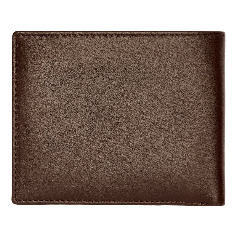 HUGO BOSS Luxury Smooth Brown Leather Wallet HLY403Y