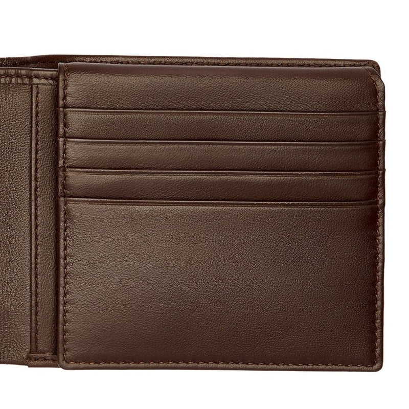 HUGO BOSS Wallet with Flap Luxury Smooth Brown Leather HLY403Y