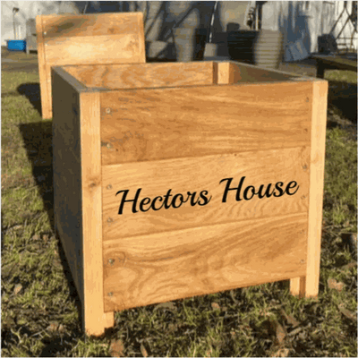 Rustic Solid Oak Planter 40cm x 40cm x 40cm - Engraveitnow Ltd