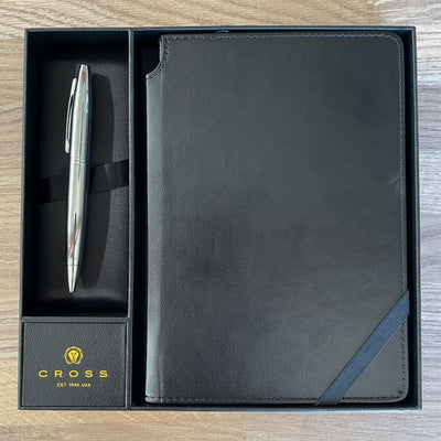 Cross Black A5 Notepad & Pen Set 1