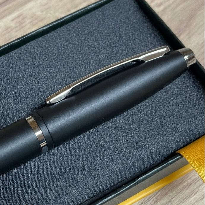 Personalised Cross AT0112-14 Calais Black Ballpoint Pen - Engraveitnow Ltd