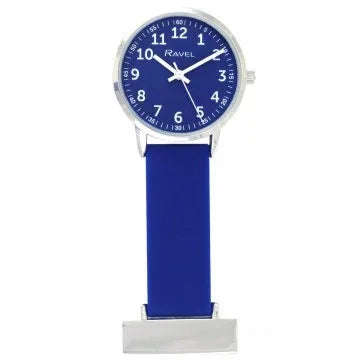 Blue Silicone Nurse Fob Watch R1107.16 - Engraveitnow Ltd
