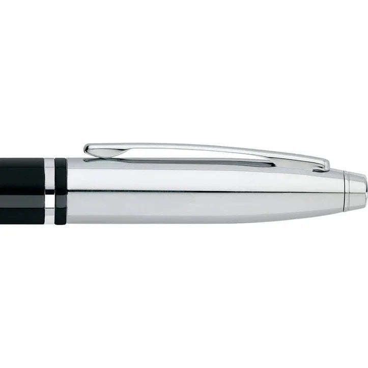 Engraved Cross Calais Black & Chrome Ballpoint. AT0112-2 - Engraveitnow Ltd