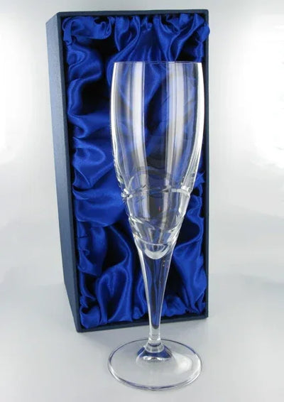 Verona Champagne Flute with Presentation Box & Free Engraving - Engraveitnow Ltd