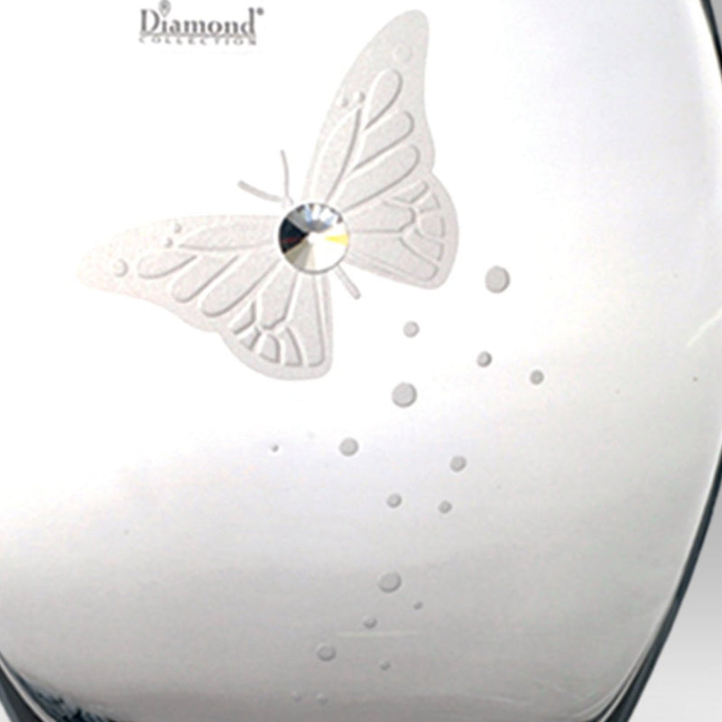 Nobile Swarovski Butterfly Curved Vase - 21cm