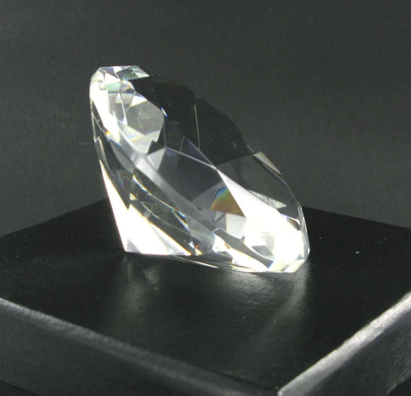 Glass Diamond Small 2.5" Diameter with Free Engraving