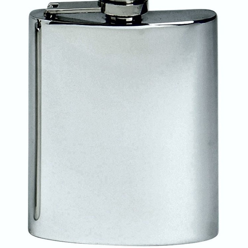 Pewter Hip Flask 6oz with Captive Lid