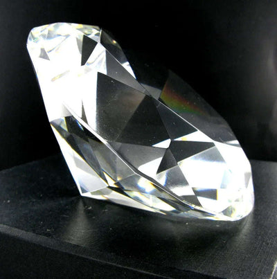Glass Diamond Large 5" Diameter with Free Engraving - Engraveitnow Ltd