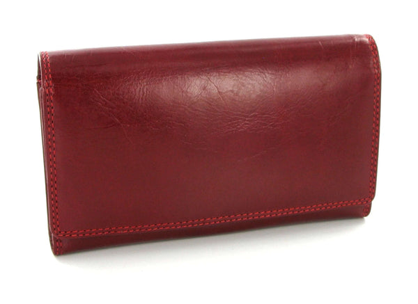 Visconti Monza MZ12 Maria Italian Red Leather Purse