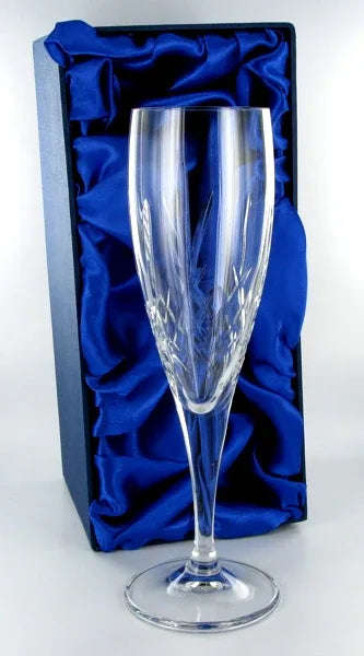 Mayfair Champagne Flute with Presentation Box & Free Engraving - Engraveitnow Ltd