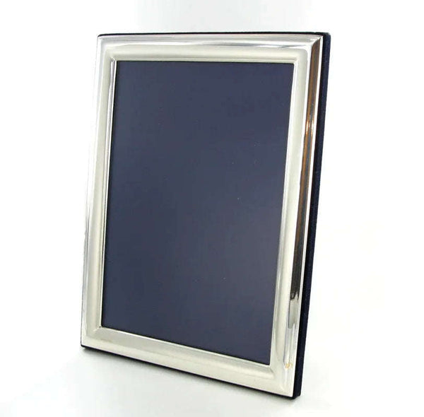 Solid Silver Photo Frame Plain Edge 8" x 6" Portrait 6603EX2