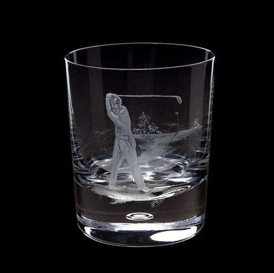 Dartington Crystal Engraved Golfer Tumbler - Engraveitnow Ltd