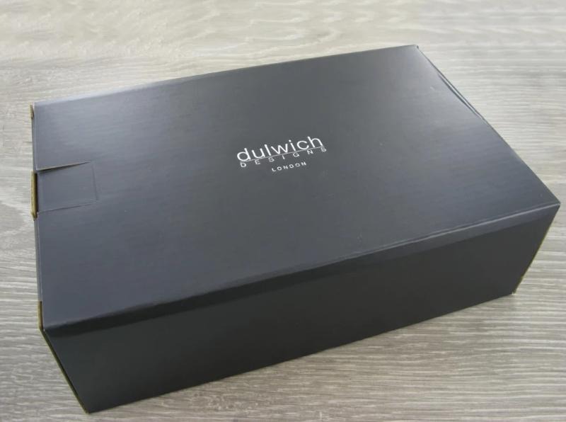 Dulwich Designs Windsor Black Leather 3 Piece Watch Box 71218