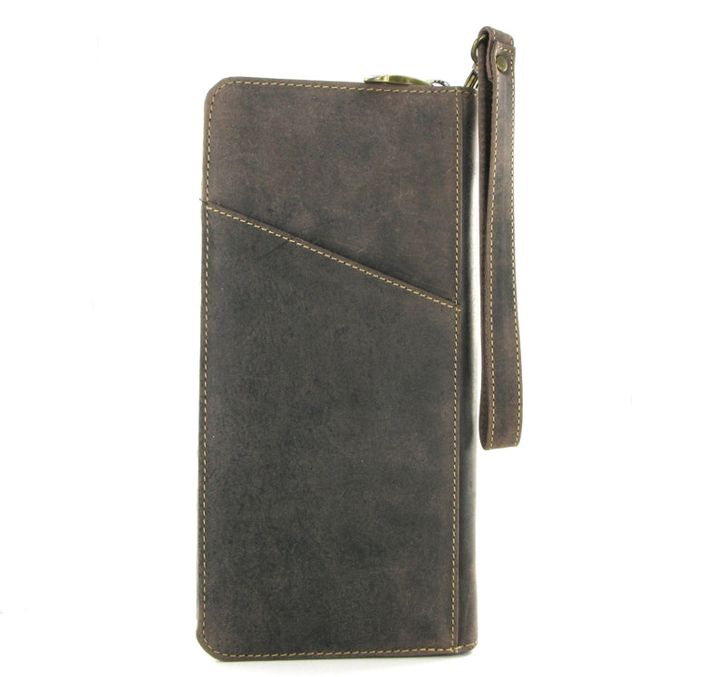 Visconti Hunter Leather Travel Wallet 728 Oil Brown