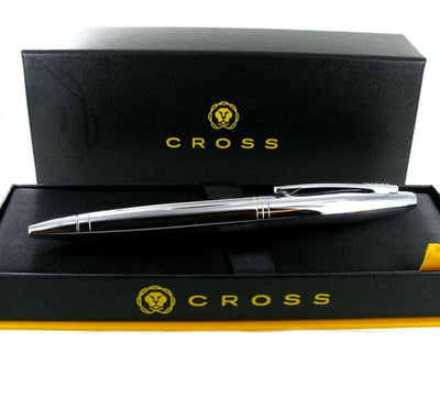 Personalised Cross AT0112-1 Calais Chrome Ballpoint Pen - Engraveitnow Ltd