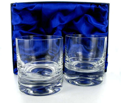 Verona Whiskey Tumbler Pair with Presentation Box & Free Engraving - Engraveitnow Ltd