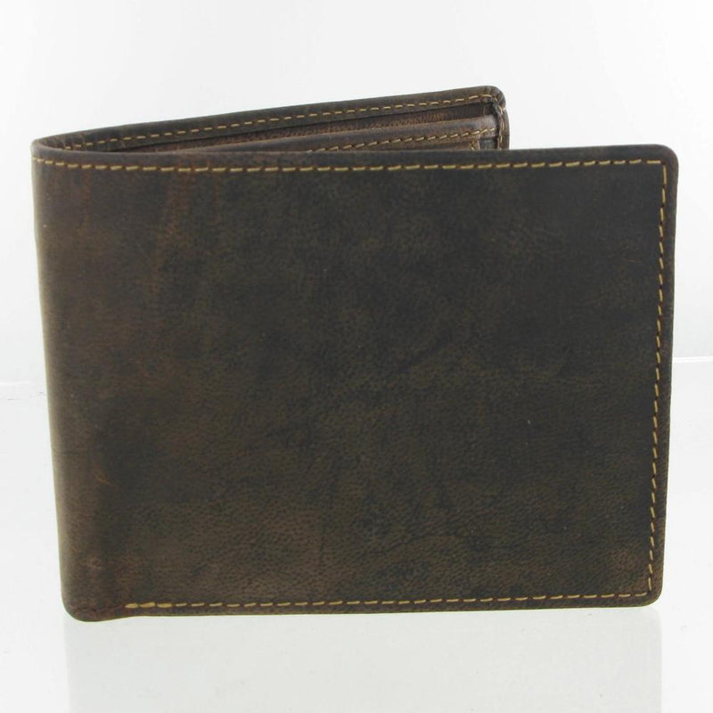 Personalised Leather Wallet In Soft Brown Distressed Leather 864