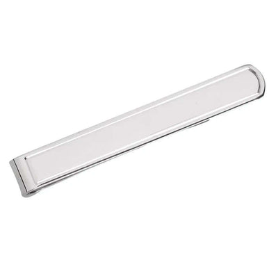 Tie Slide Plain Solid Silver with Presentation Box 8862 - Engraveitnow Ltd