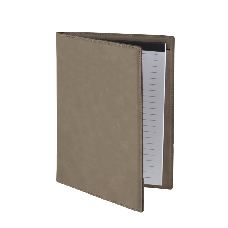 Swatkins Leatherette Light Brown A5 Note Pad & Document Holder