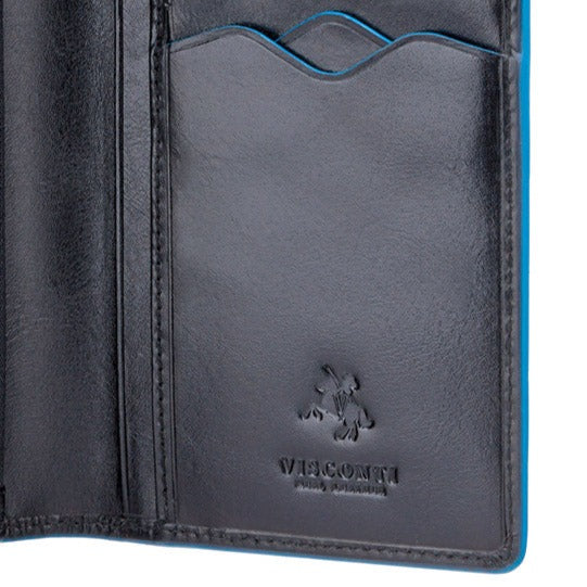 Visconti Jean-Paul ALP88 - Cash & Coin Jacket Wallet Black