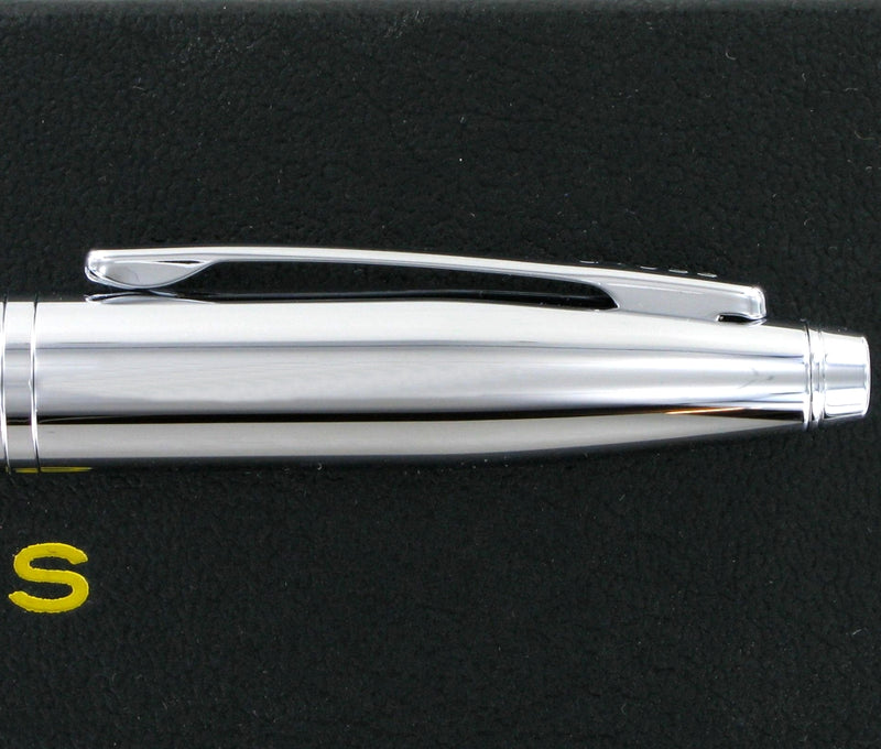 Personalised Cross AT0112-1 Calais Chrome Ballpoint Pen